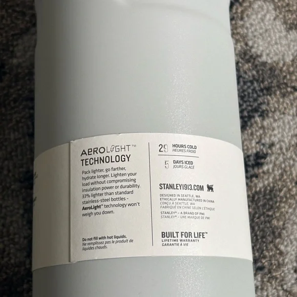 Stanley IceFlow Aerolight Bottle in Gray - Picture 3 of 7